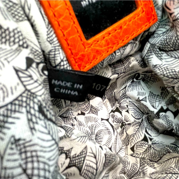 Hobo International Leather Handbag Orange - Picture 6 of 11